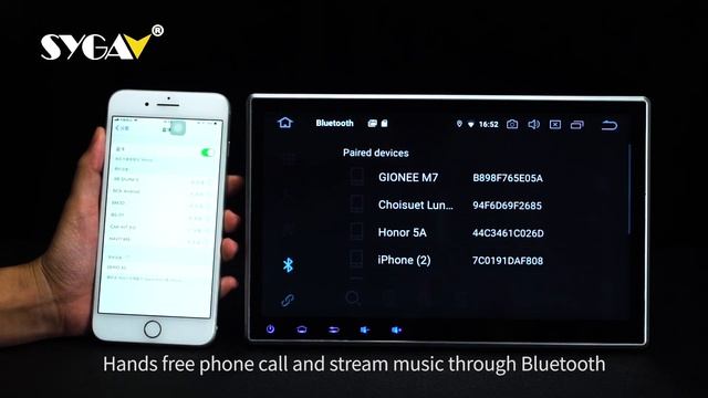SYGAV Android 10.0 Car Stereo Head Unit смотреть онлайн