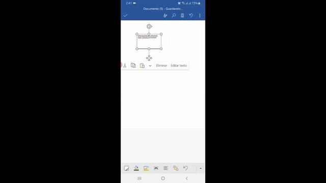 Insertar y manipular cuadros de texto a un documento de Microsoft Word desde Android смотреть онлайн