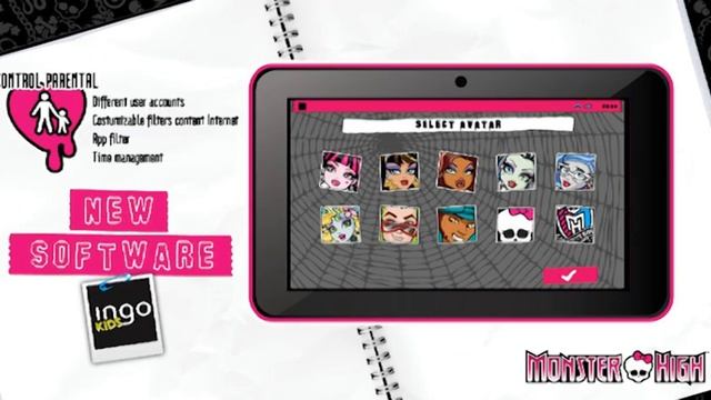 Tablet para niños Monster High смотреть онлайн