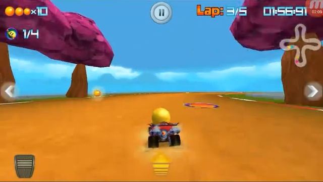 Pac man kart rally (pad cross) смотреть онлайн