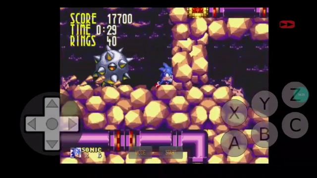 Sonic 3 New Age hack rom android emulador Gameplay смотреть онлайн