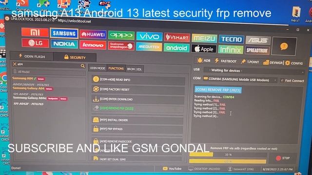 samsung A13 Android 13 latest security august2023 all tool failed new solution working 100% смотреть онлайн