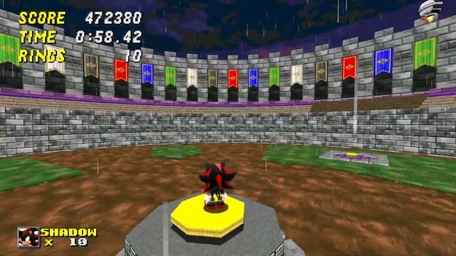 SRB2 2.2: Shadow The Hedgehog PLUS - Full Playthrough With All 7 Emeralds