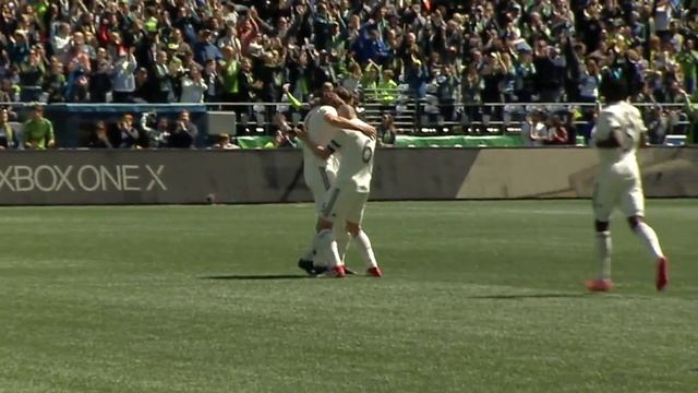 Alcatel Play of the Match: Gustav Svensson's screamer opens the scoring at CenturyLink Field смотреть онлайн