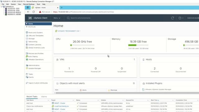 09. DataCenter - Cluster - Adding Hosts - VCSA Domain Join смотреть онлайн