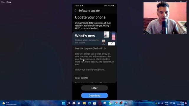 VEM VER! ANDROID 12 ONE UI 4.1 CORE NESSE GALAXY M31 😍 смотреть онлайн