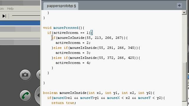 En enkel prototyp med Android Processing del 3 смотреть онлайн