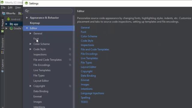 How To Change Font Size Of Code Displayed In Android Studio смотреть онлайн