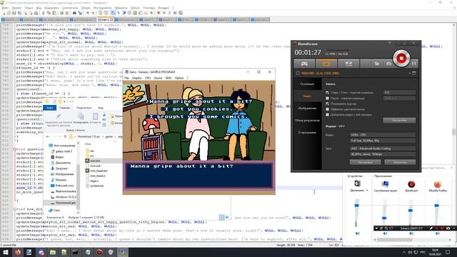 [SGDK] Trying to port RenPy on Sega. смотреть онлайн