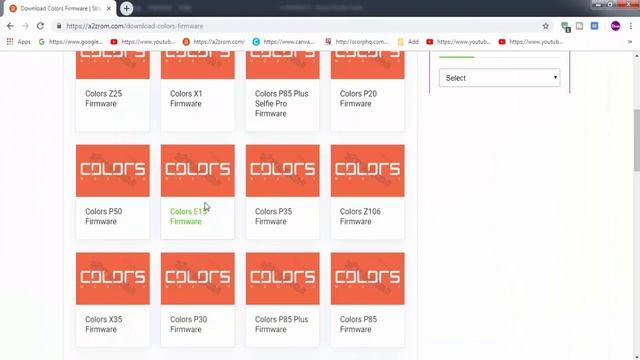 Download Colors all Models Stock Rom Flash File & tools (Firmware) For Update Colors Android Device смотреть онлайн