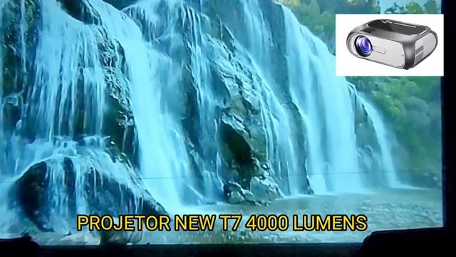 Projetor New-T7 de 4000 lumens resolução 1280*720. смотреть онлайн