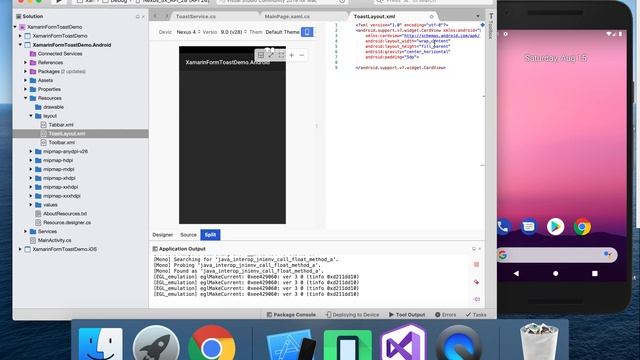 Xamarin Forms - Custom Toast Message - Part 2 - Android смотреть онлайн