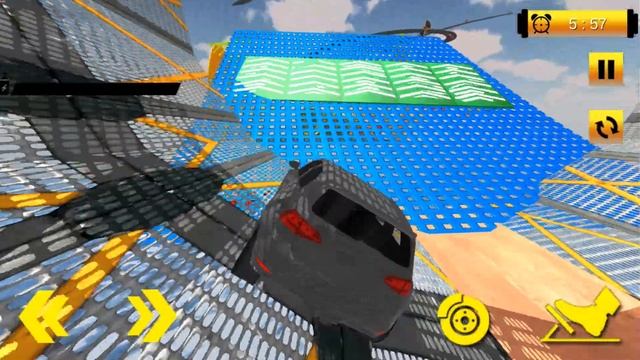 Ramp Car Racing Impossible Stunts - Stunts Car Race Games - Android GamePlay FHD смотреть онлайн