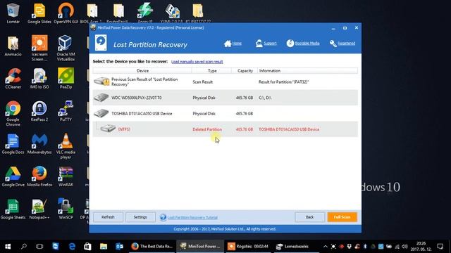 Elveszett Partíció esetén - Lost Partition Recovery - MiniTool Power Data Recovery 7.0 | ITFroccs.h смотреть онлайн