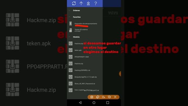 Como comprimir un video y dividirlo en varias partes con Rar - android (basico) смотреть онлайн