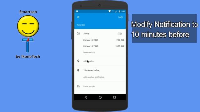 How to create a periodic event on Calendar - Moto Z Play - Android 6.0.1 смотреть онлайн