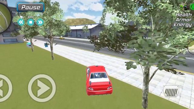 Black Hole Rope Hero Vice Vegas - Ambulance Truck at Train Station - Android Gameplay смотреть онлайн
