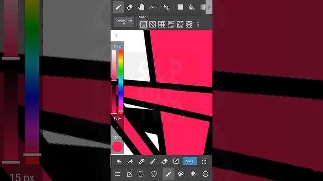 How to Draw Graffiti with Medibang Paint Letter H by Elpmis Tra смотреть онлайн
