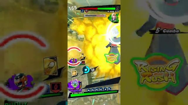 potara zamasu & videl vs android 18 | Dragon Ball Legends смотреть онлайн