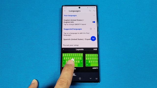 how to change keyboard layout Azerty, Qwerty or Qwertz - Microsoft Swiftkey keyboard смотреть онлайн