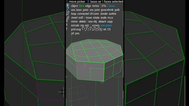 Lowpoly Space Marine Helmet From Warhammer 40000 Universe. How To 3d Modeling In Spacedraw.