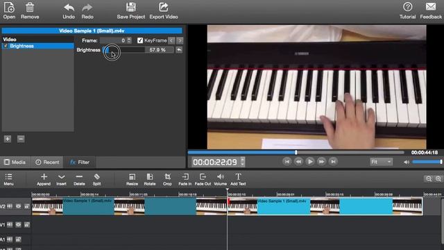 Moviemator Video Editor for Mac and Win - How to adjust or increase the brightness of video clips? смотреть онлайн