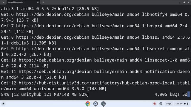Install Unity on Chromebook Linux 20230811 смотреть онлайн