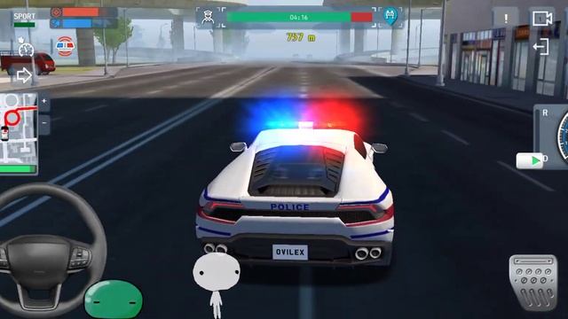 Police Sim 2022 Simulator - Lamborghini Huracan Police Car Chasing Thief - Android Car Gameplays #1 смотреть онлайн