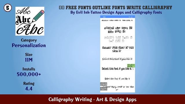 Top 10 Calligraphy Writing Android Apps смотреть онлайн