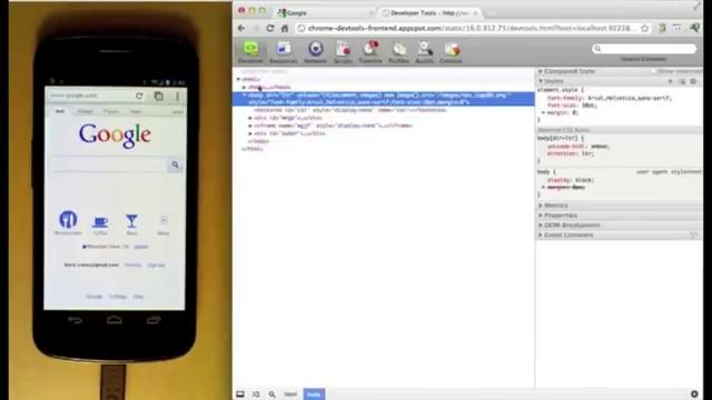 Chrome for Android Remote Debugging смотреть онлайн