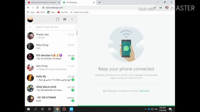 How To change whatsaap background & whatsaap on computer screen смотреть онлайн