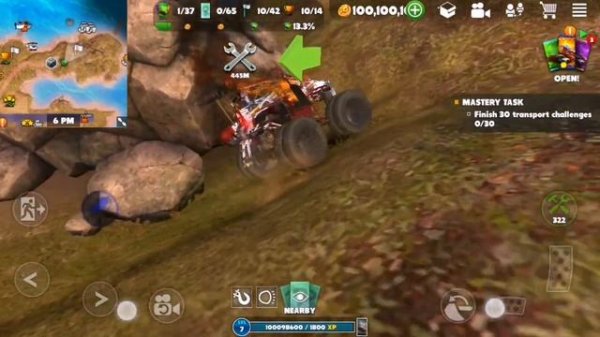 Off the road mobile gameplay