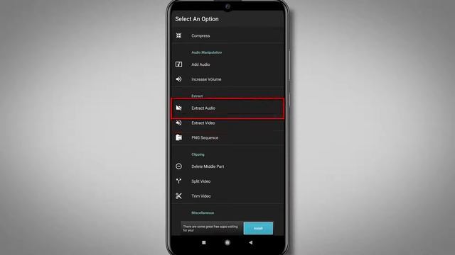 How to Extract/Separate Audio from Video Using Android Mobile смотреть онлайн