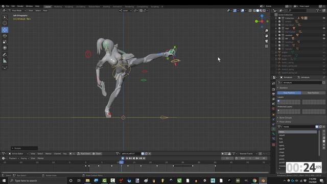 Blender 2.83 ： Animation Correction & Clean-Up Frames (In 60 Seconds!) [Royal Skies] смотреть онлайн