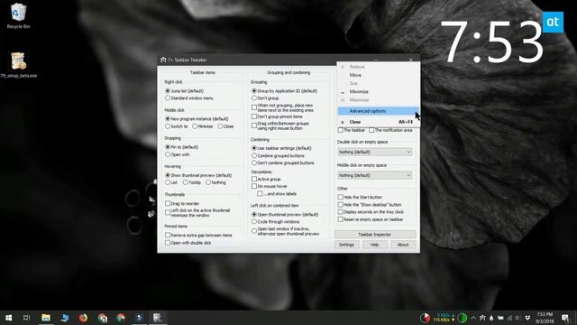 How To Get Large Taskbar Icons Without Changing The Resolution On Windows 10 смотреть онлайн