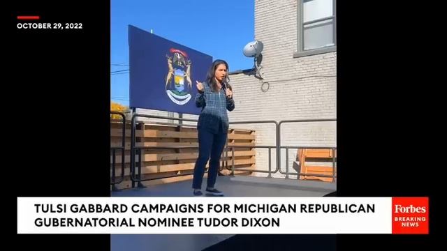 JUST IN: Tulsi Gabbard Hammers Democratic Party, Campaigns For GOP Gubernatorial Nominee смотреть онлайн