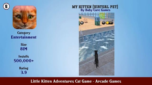 Top 10 Little Kitten Adventures Cat Game Android Games смотреть онлайн