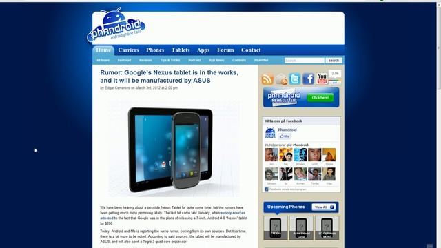 First Google Nexus Tablet 7" Android 4.0 ICS $200 Coming From ASUS This Year? смотреть онлайн