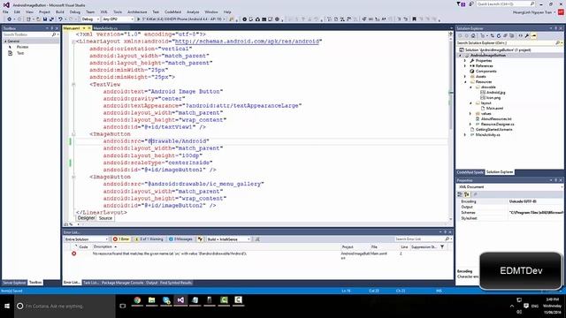 Xamarin Android Tutorial - Image Button смотреть онлайн