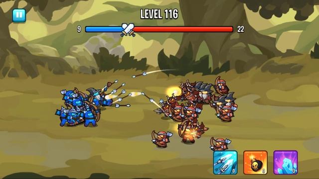 Legions War Art of Strategy - Gameplay Walkthrough (iOS Android) Levels 111- 120 смотреть онлайн