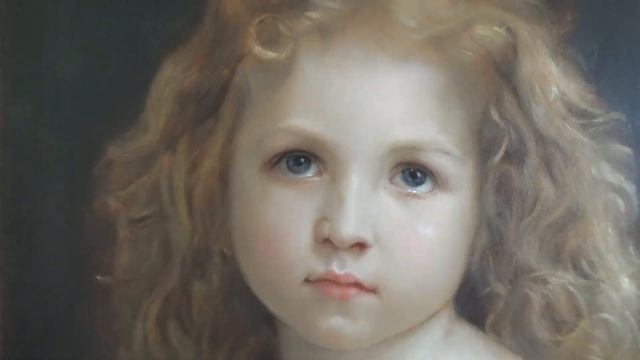 模写　油彩画　Bouguereau（ブーグロー）『Little Girl』 смотреть онлайн