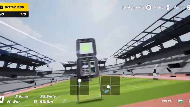 DJI Virtual Flight - Time Trials - Soccer Field - Track 4 (5-Star Run) смотреть онлайн