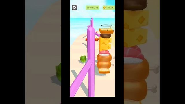Sandwich Runner - Gameplay Walkthrough - All Levels (Ios, Android) Level 268-273# смотреть онлайн