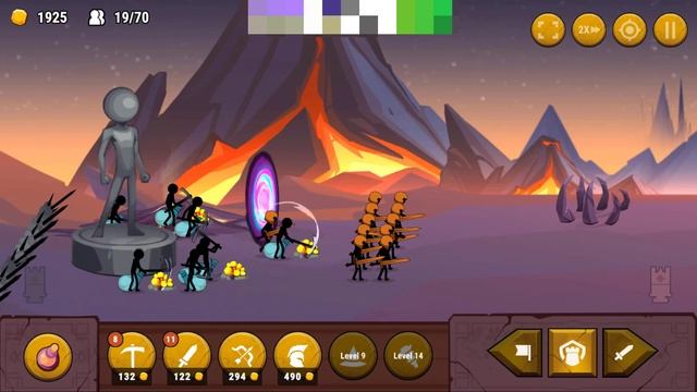 Stick War - Stickman Battle - Gameplay Walkthrough Story Levels 9-11 (iOS, Android) смотреть онлайн