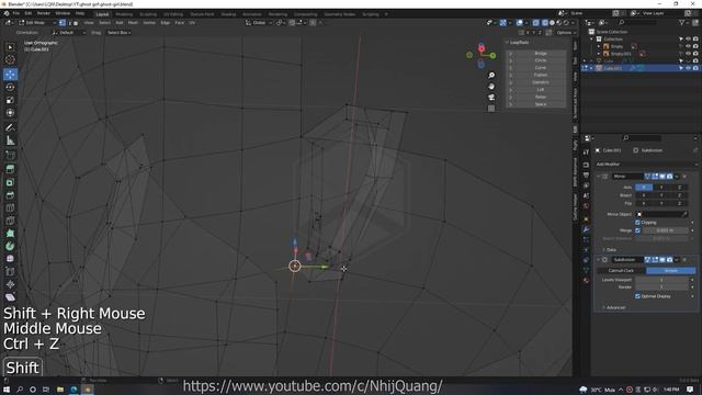 Blender 3.0： Anime Girl Face Modeling [Вьетнамский] смотреть онлайн