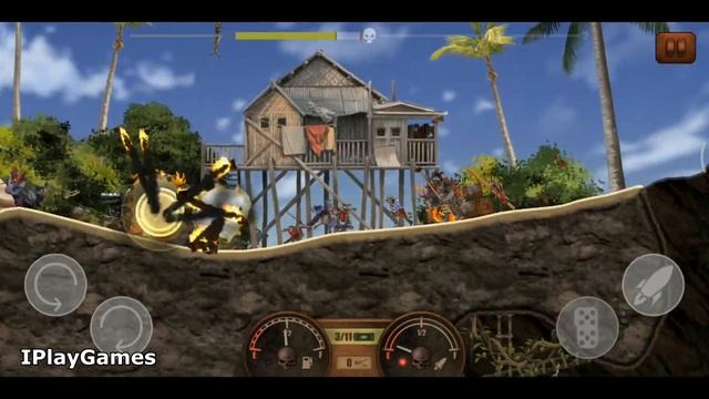Zombie Hill Racing - New Car: Sand Buggy & Beach Map! Update on iOS, Android смотреть онлайн