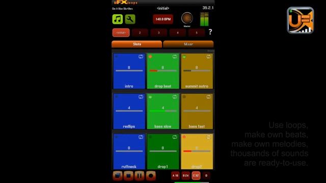 Do it like Skrillex Music made with uFXloops смотреть онлайн