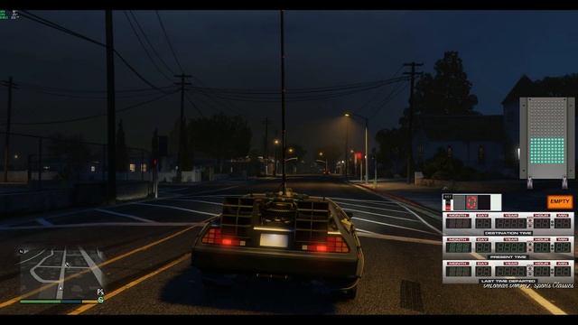 GTA 5 4K 60Fps BTTF Lightning Run An Amazing Mod!! смотреть онлайн