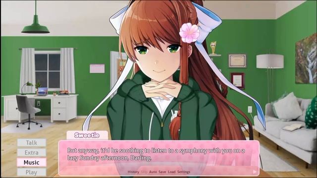 Monika asks me if I listen to orchestral music | "Monika After Story" DDLC Mod (Android) смотреть онлайн