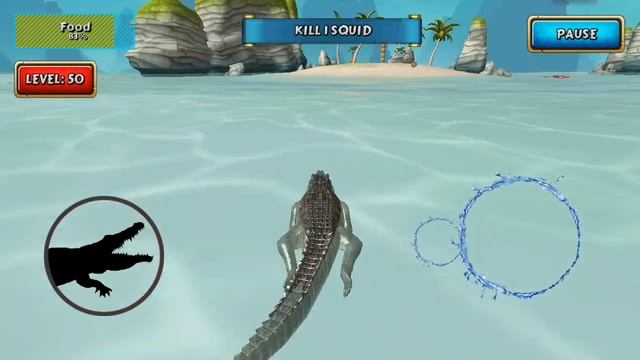 Crocodile Simulator Beach Hunt | Android Gameplay #9 смотреть онлайн